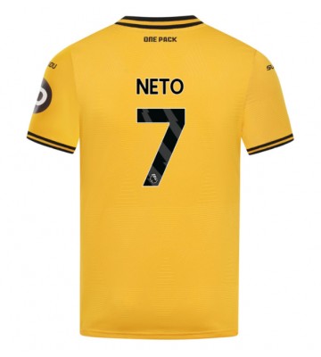 Wolves Pedro Neto #7 Primera Equipación 2024-25 Manga Corta